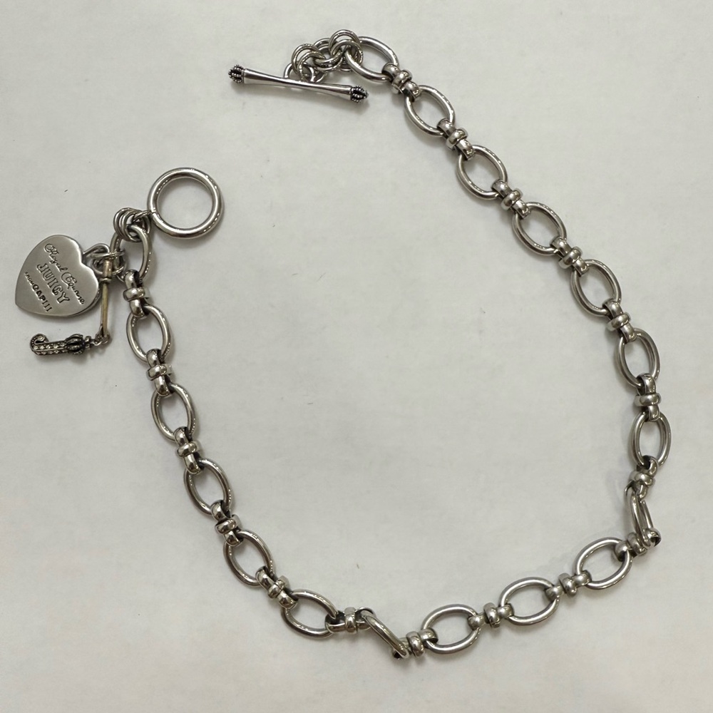 Juicy Couture Silver Heart Charm necklace